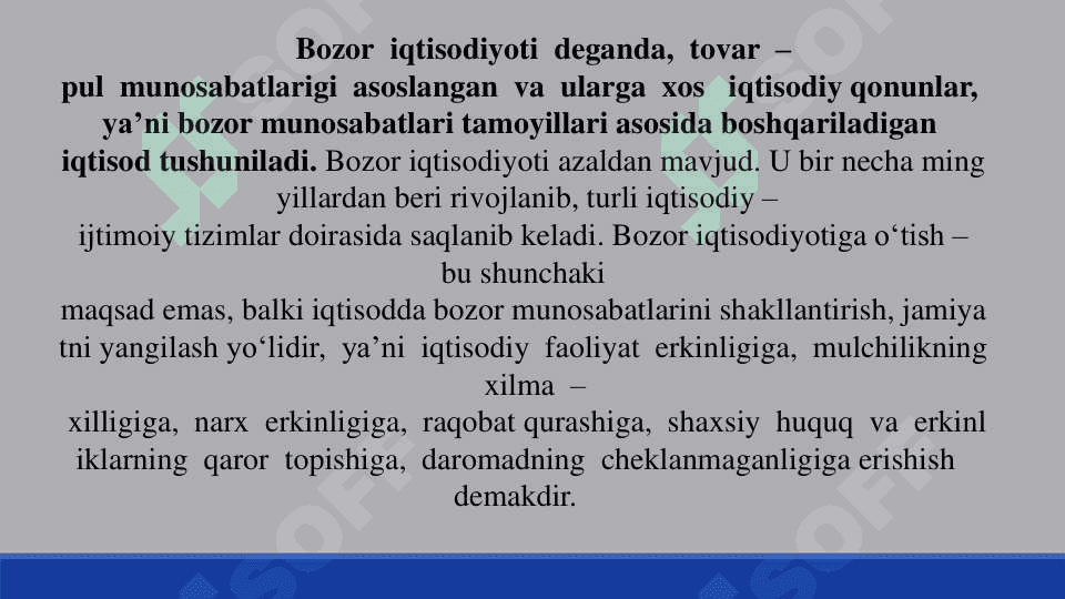 Iqtisodiy islohotlar , xususiy mulkchilikning shakllanishi 4