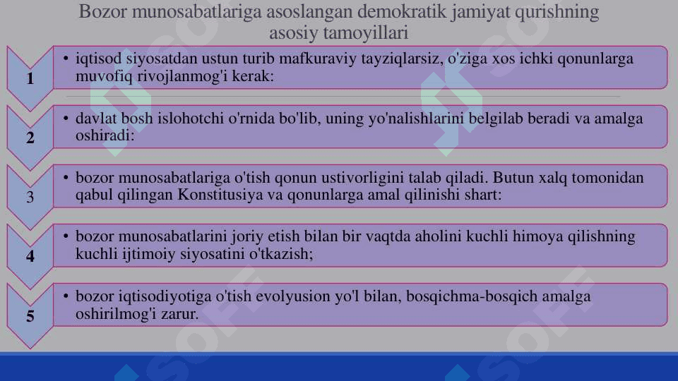 Iqtisodiy islohotlar , xususiy mulkchilikning shakllanishi 8