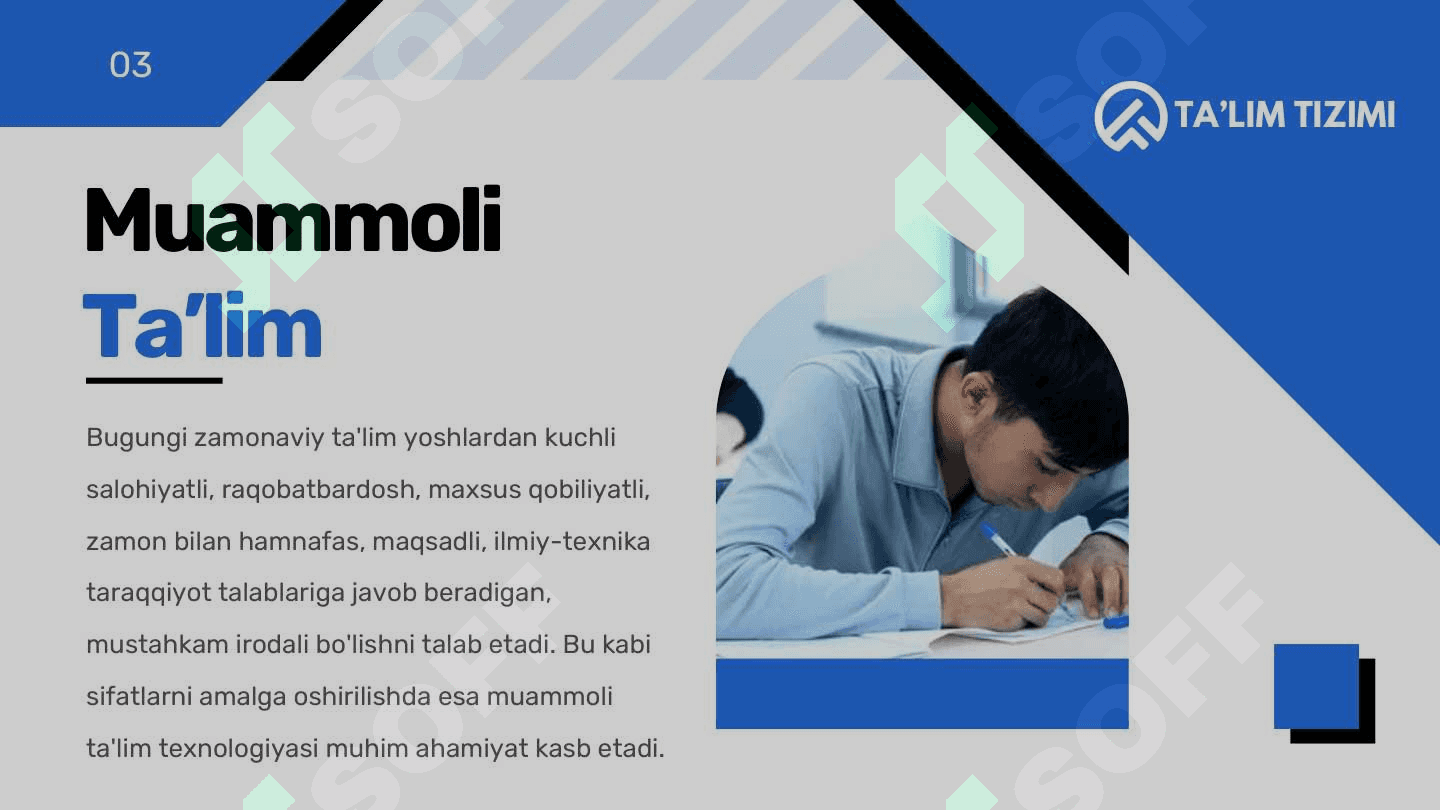 Ta'lim tizimida muammoli ta'lim 3