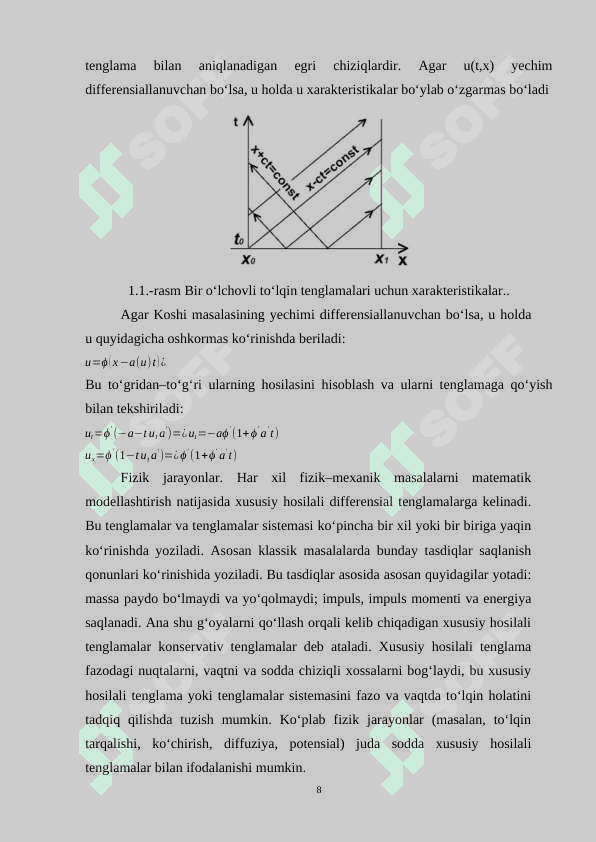 Giperbolik tenglamalarni ayirmali metodlar bilan yechish 1