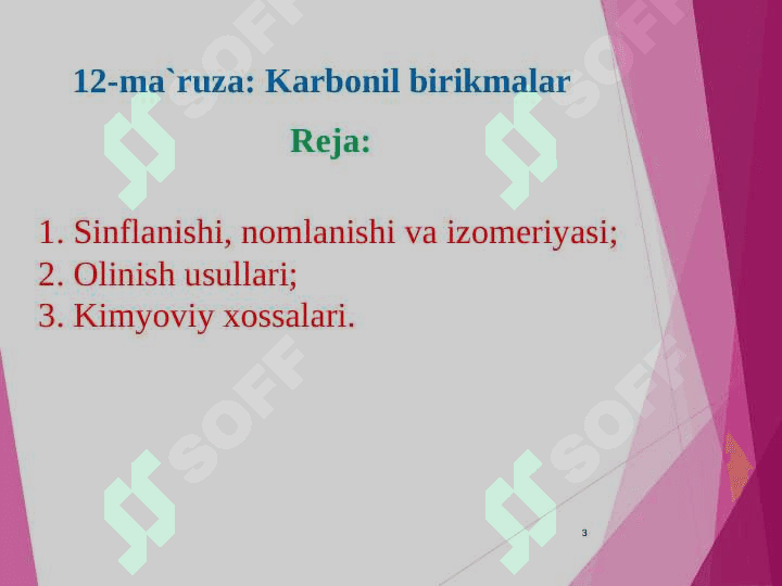 Karbonil birikmalar 3