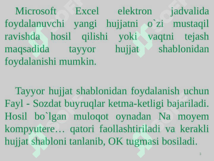 Jadval rеdaktоrlardan iqtisоdiy masalalarni yеchish jarayonida fоydalanish 3