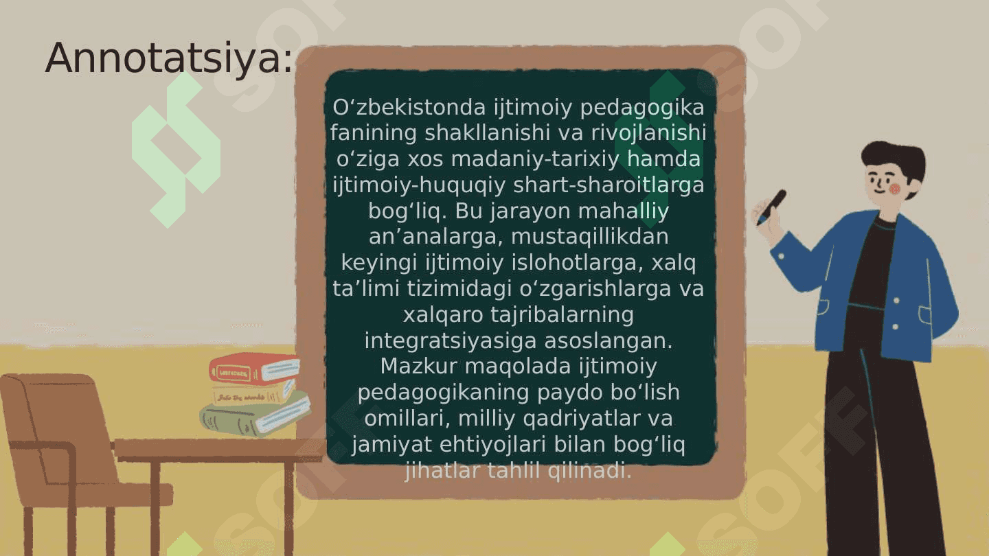 O‘ZBEKISTONDA IJTIMOIY PEDAGOGIKANING PAYDO BO‘LISHI MADANIY-TARIXIY 4