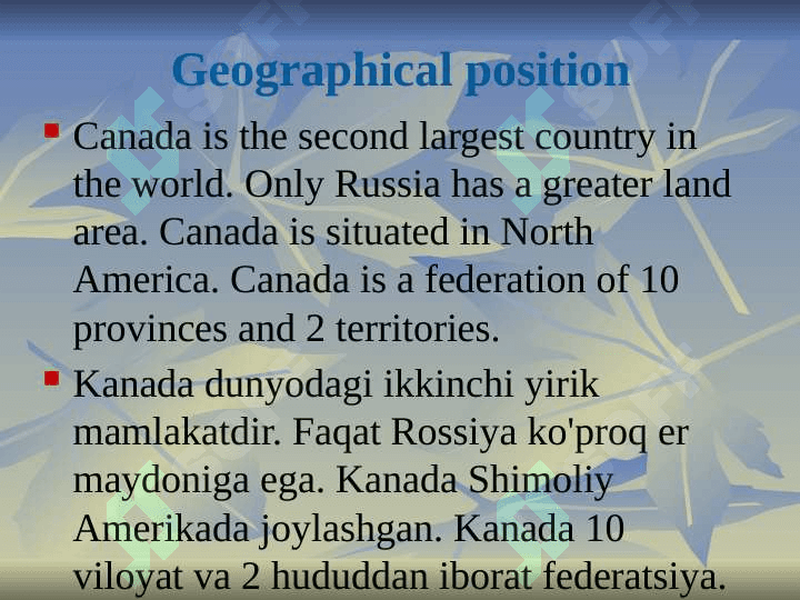 CANADA KANADA 3