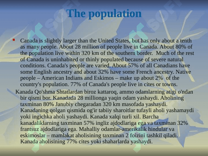 CANADA KANADA 4