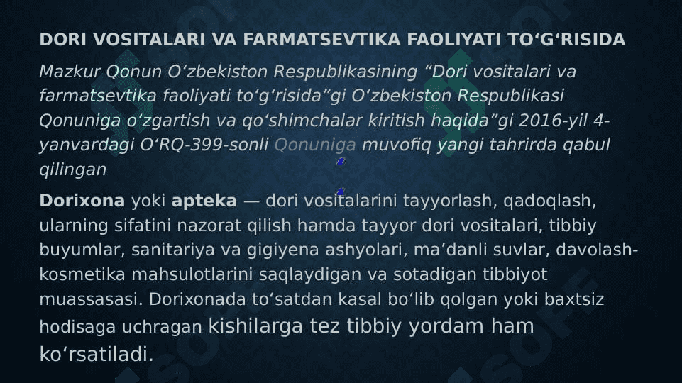 Dorixona vositalarini qoʻllash va ularning muoviqligini, ularning oʻzaro taʼsirini shu jumladan oziq-ovqat bilan taʼsir qilish boʻyicha maslahat berish 4