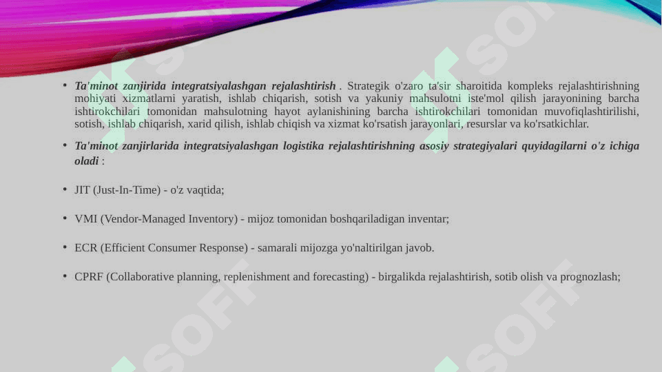 Ta'minot zanjiri logistikasi 5