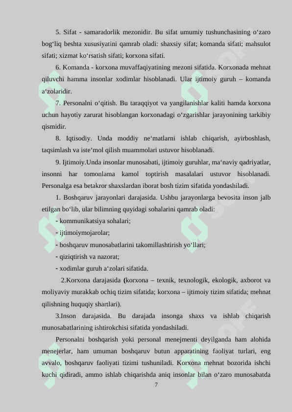 PERSONALNI BOSHQARISH 7