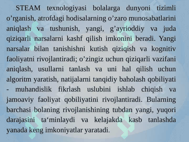 STEAM texnologiyasi 5