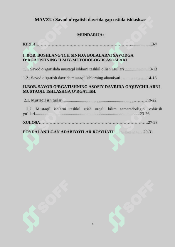 Savod oʻrgatish davrida gap ustida ishlash 3