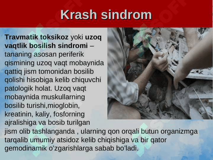 Tashqi muhit omillari bilan belgilanuvchi xastaliklar 6