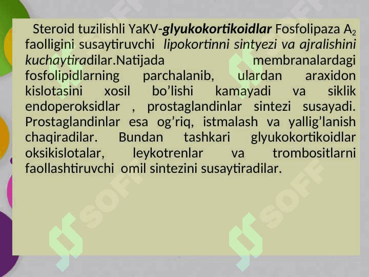 Yallig’lanishga qarshi vositalar 2