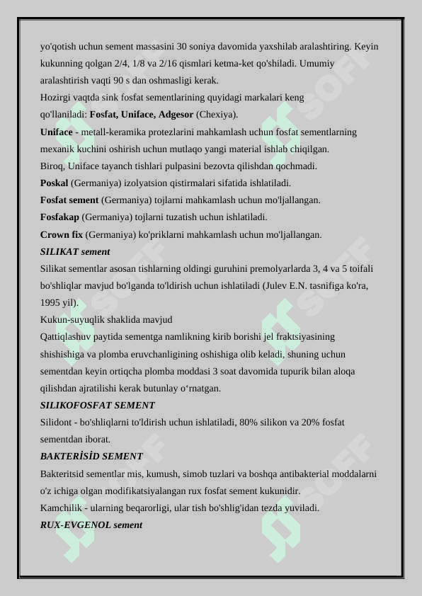 ORTOPEDIK STOMATOLOGIYADA ISHLATILADIGAN SEMENTLAR 3