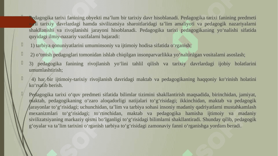 Pedagogika tarixi fan sifatida 3