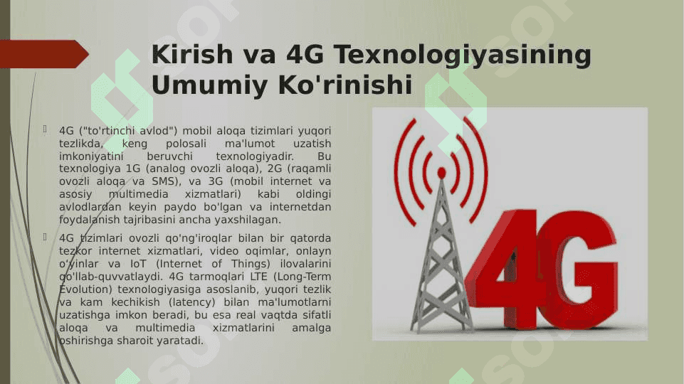 4G sotali aloqa tizimlari konsepsiyasi 3
