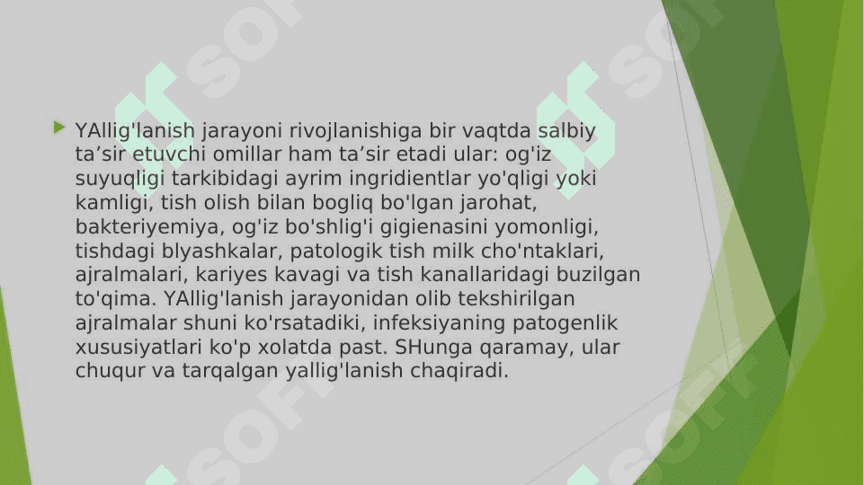 Yuz-jag` kasalliklari va jaroxatlari 8