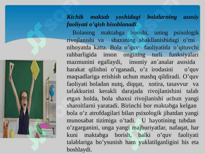 KICHIK MAKTAB YOSHI DAVRIDA PSIXIK RIVOJLANISH XUSUSIYATLAR 5