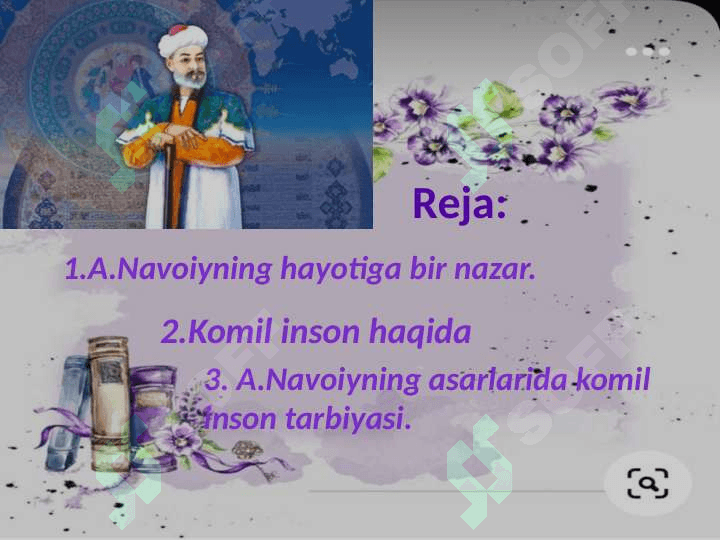 ALISHER NAVOIYNING KOMIL INSON TARBIYASI TOʻGʻRISIDAGI QARASHLARI 2