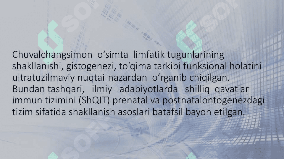 Hazm nayining limfoid tuzilmalari 4
