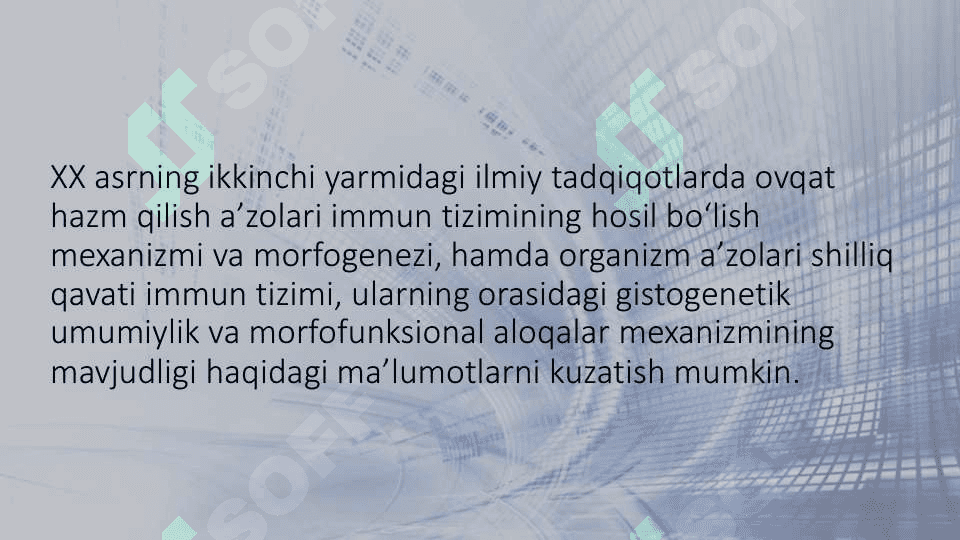 Hazm nayining limfoid tuzilmalari 5
