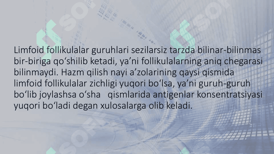 Hazm nayining limfoid tuzilmalari 7