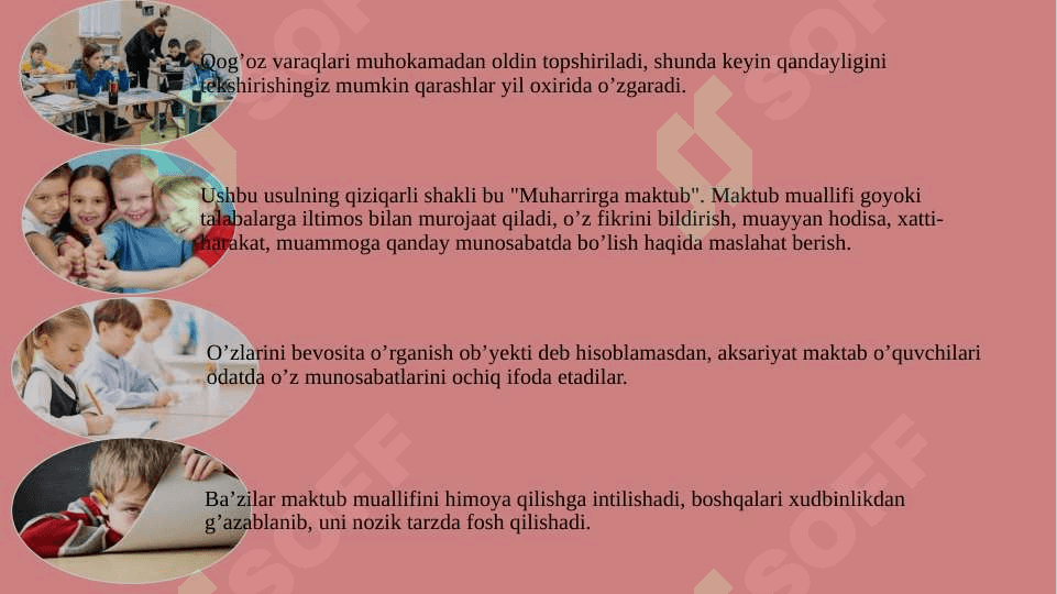 TARBIYA DIAGNOSTIKASI JARAYONIDA PEDAGOG FAOLIYATI MAZMUNI 8