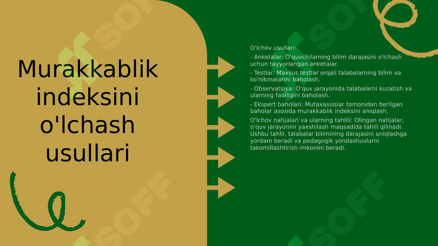 Slide. Maktab va oliy taʼlimda foydalanish uchun  Test topshiriqlarining murakkablik indeksi ( affektivlik ) va diskriminativligi 4