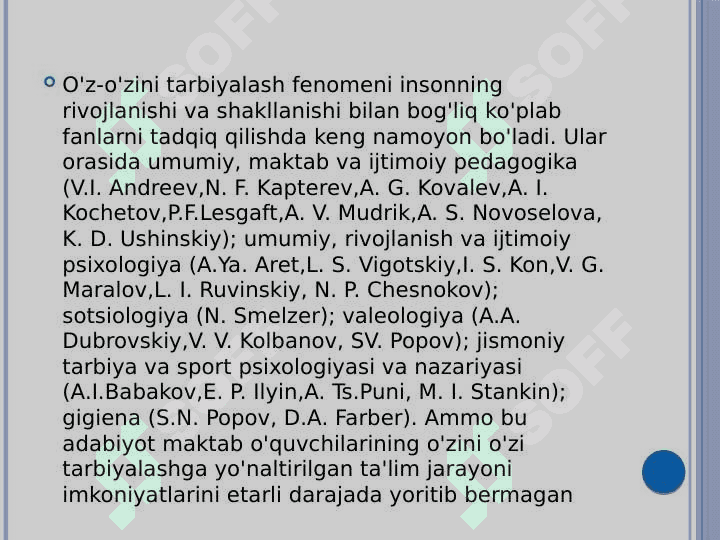 Shaxsning o‘zini o‘zi anglashi 4