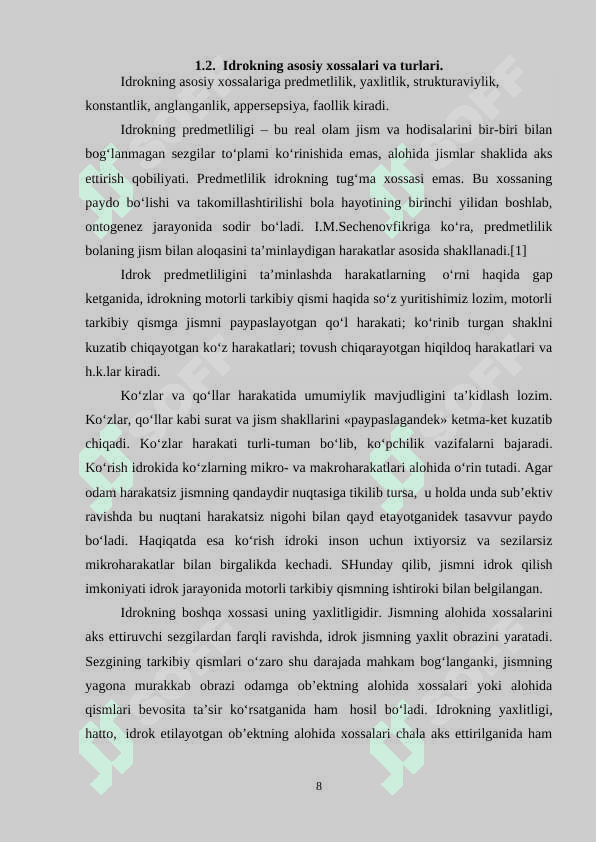 Idrokning individual xususiyatlari 8