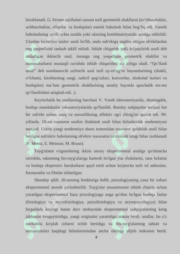Emotsiya haqidagi nazariy tasavvurlarning rivojlanishi 8