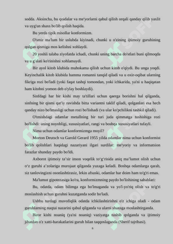 Konformlik turlari 6