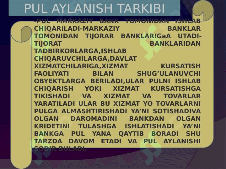 Pul aylanmasi tarkibi 4