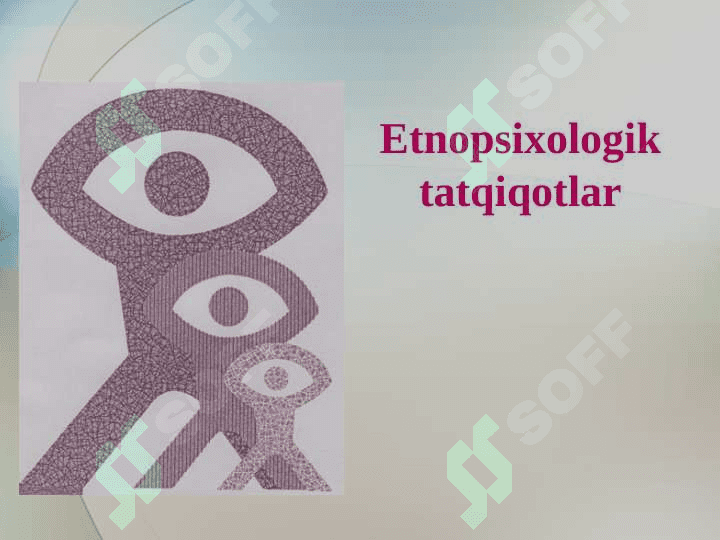 Etnopsixologik tatqiqotlar 2