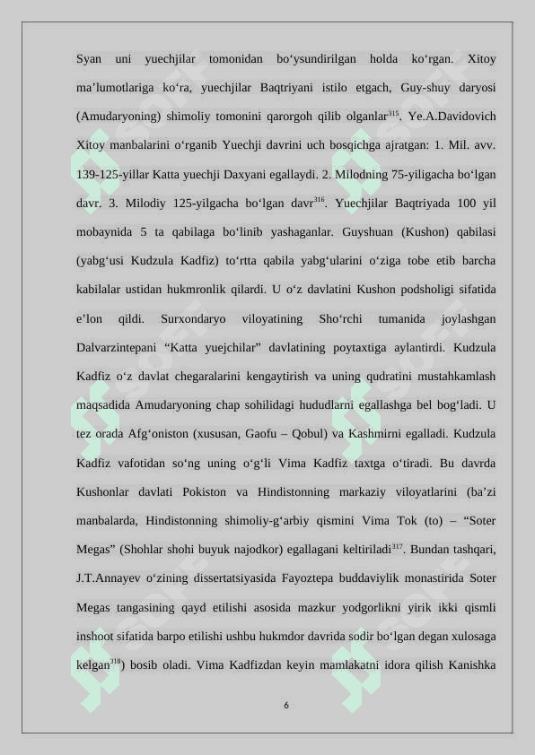 Kushon davlati tarixiy geografiyasi 6