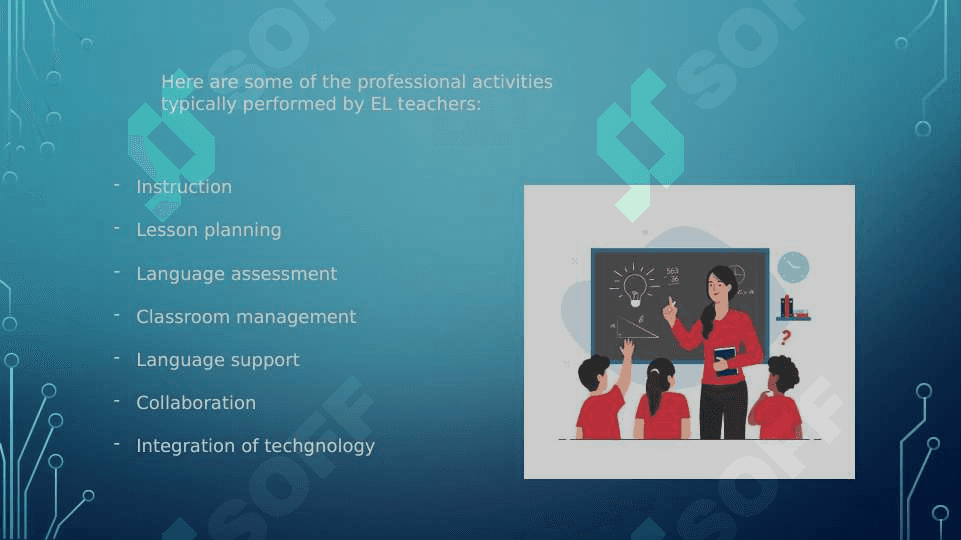 PROFESSIONAL ACTIVITY OF EL TEACHERS 4