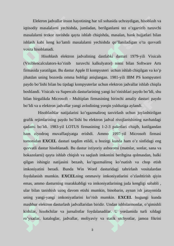 Excel dasturida kredit sohasiga oid funksiyalardan foydalanish. Moliyaviy taoifasidan foydalanish 3