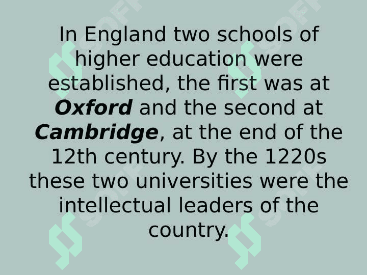 Oxford and Cambridge 2