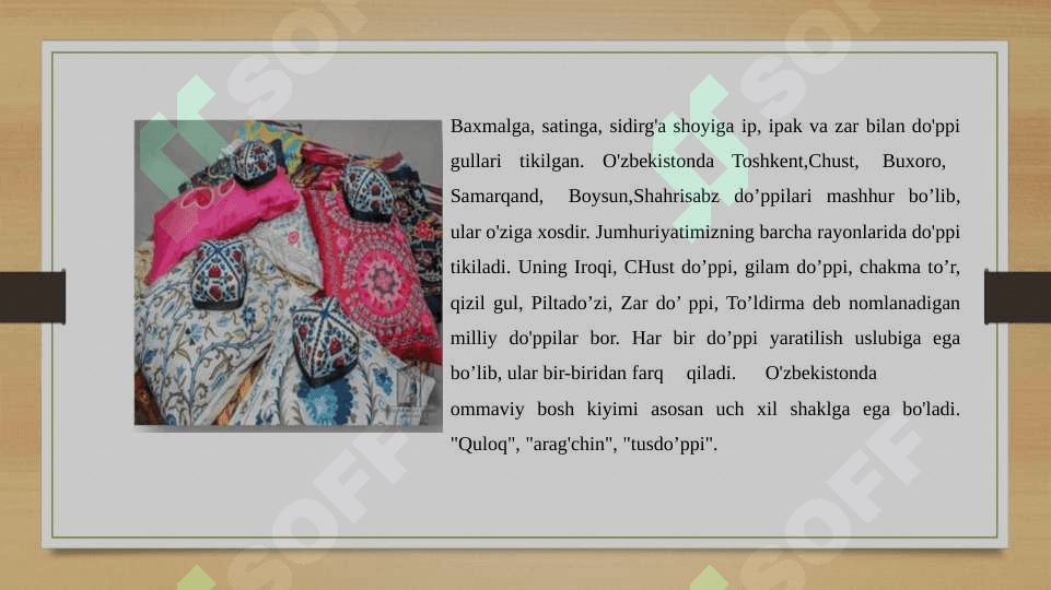 Bezakli va mazmunli kashtalar. 4