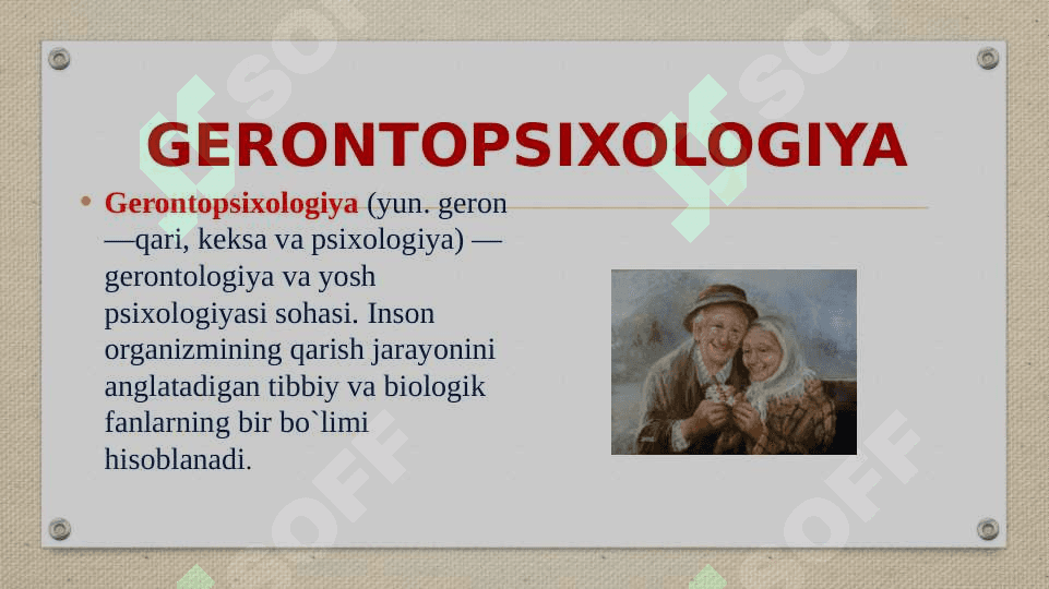 KEKSA INSON SHAXSINING XUSUSIYATLARI. 2