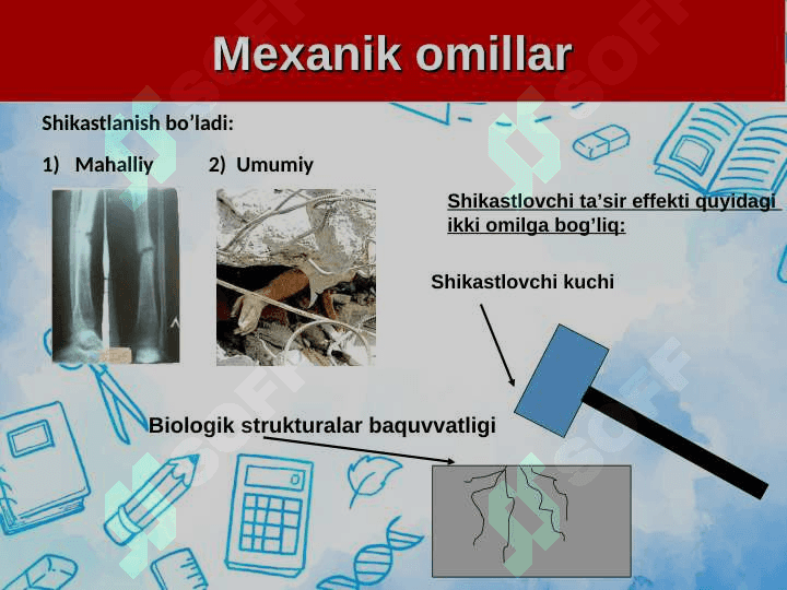 etiologik muhit omillarining organizmga patogen ta’siri.... 5