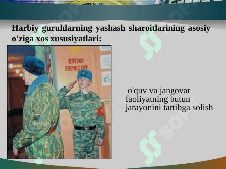 HARBIY GIGIENA, RIVOJLANISH TARIXI VA ZAMONAVIYLIK. 8