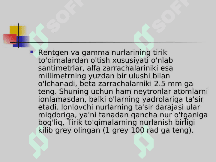 Kombinirlangan radiatsion zararlanish 4