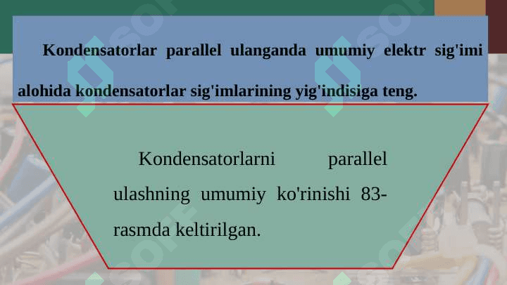 Kondensator ulash 3