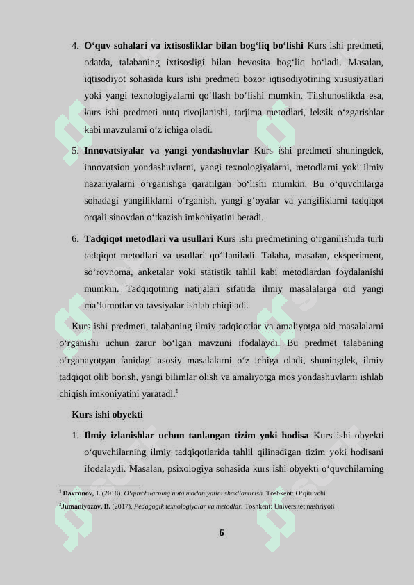 Og‘zaki va yozma nutqni rivojlantirishda badiiy asar va matbuot materiallaridan foydalanish 6