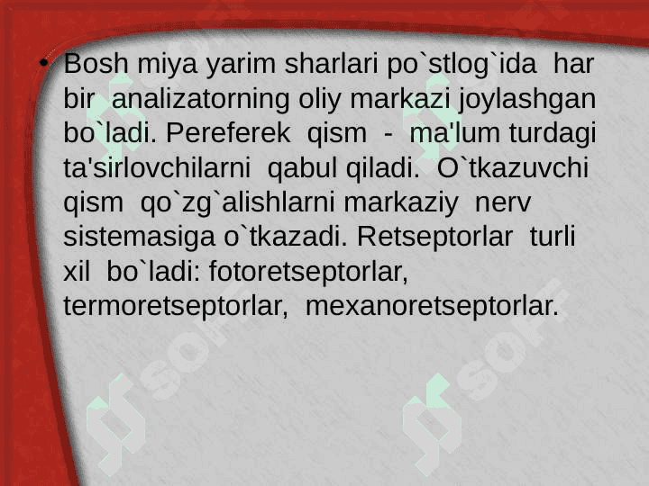 Ko’rish va eshitish organlarining yosh xususiyatlari gigienasi. Yaqindan ko’rish va uni oldini olish 4