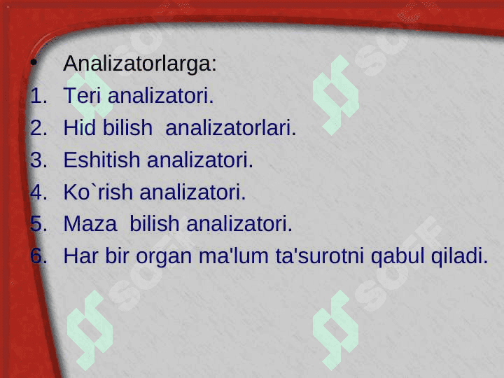Ko’rish va eshitish organlarining yosh xususiyatlari gigienasi. Yaqindan ko’rish va uni oldini olish 5