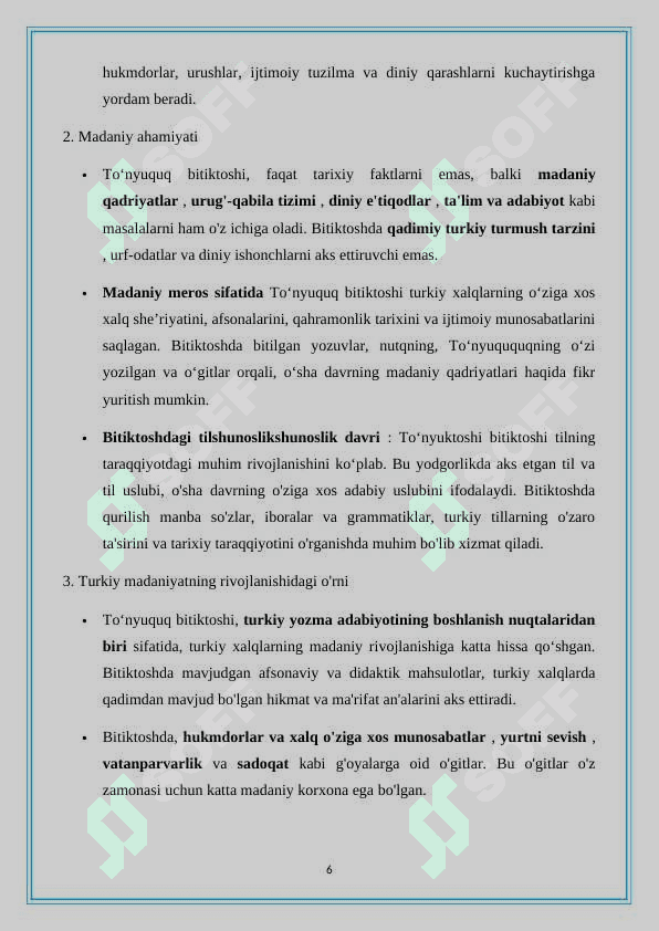 Toʻnyuquq bitiktoshi matnlarida dialektal unsurlar va ularning taraqqiyoti 6