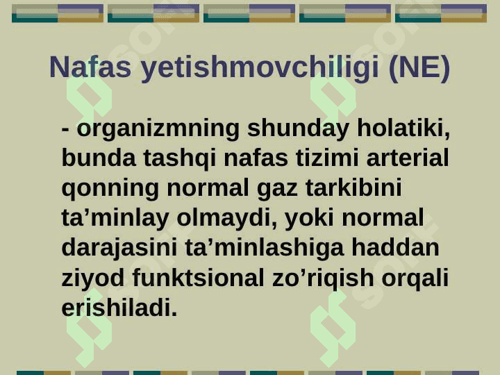nafas etishovchiligi 2