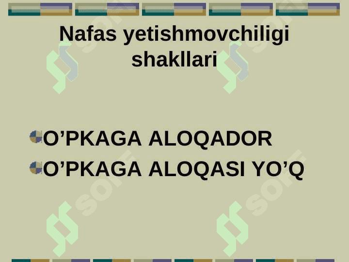 nafas etishovchiligi 4