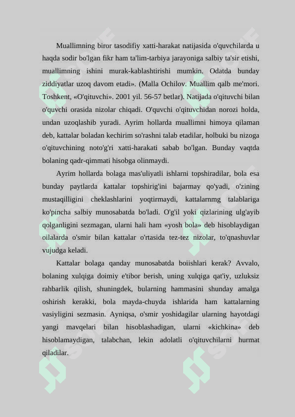 Pedagogik nizolar va ziddiyatlarni bartaraf etish 4